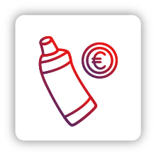 Icona della moneta in euro